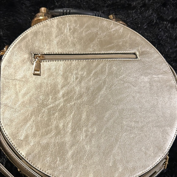 Gold and Black Clock purse vintage look - Picture 4 of 5